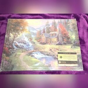 Thomas Kinkade 12.5" x 16" Embossed Metal Art Print (unframed)